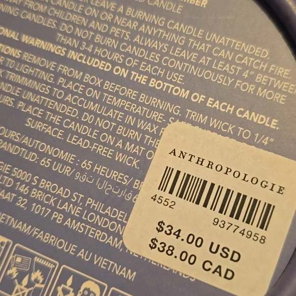 ♥️BUY 2 GET 1 FREE Getaway Woody Apple Blossom & Amber Boxed Candle, Retail $34 - Picture 7 of 10